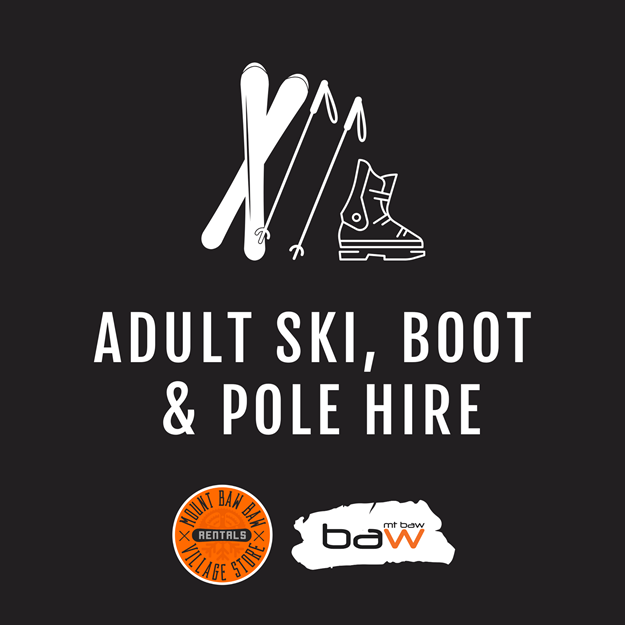 Picture of 1 Day Adult Skis, Boots, Poles & Helmet Hire