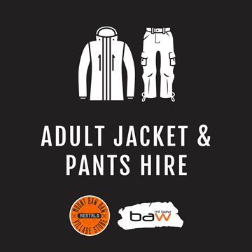 snow jacket pants hire cheapest