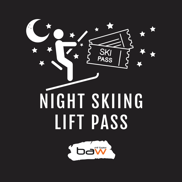 Night Skiing Lift Ticket の画像