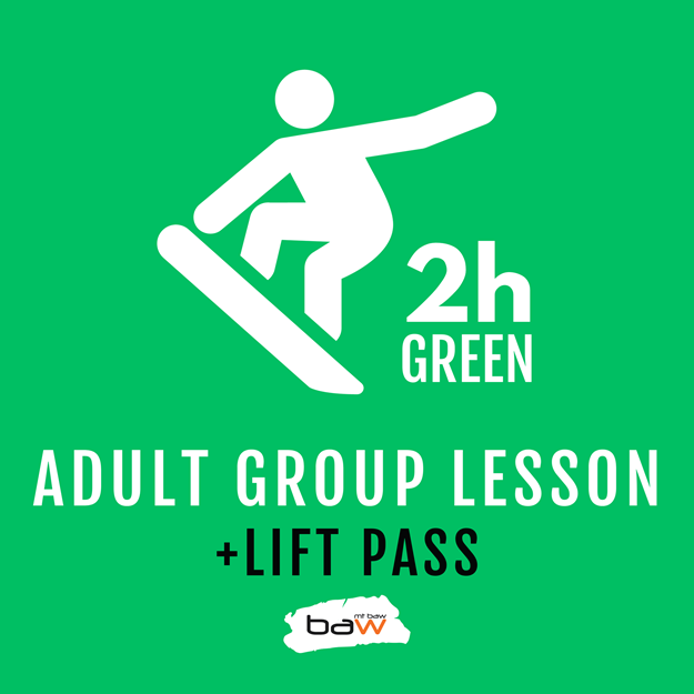 Adult Snowboard Lesson & Lift Pass の画像