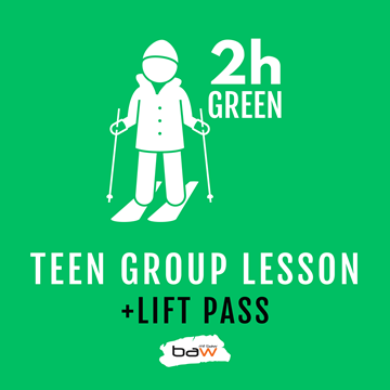 Picture of Teen Group Ski Lesson & Lift Pass